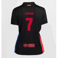 Maglia Calcio Barcelona Ferran Torres #7 Seconda Divisa Donna 2024-25 Manica Corta